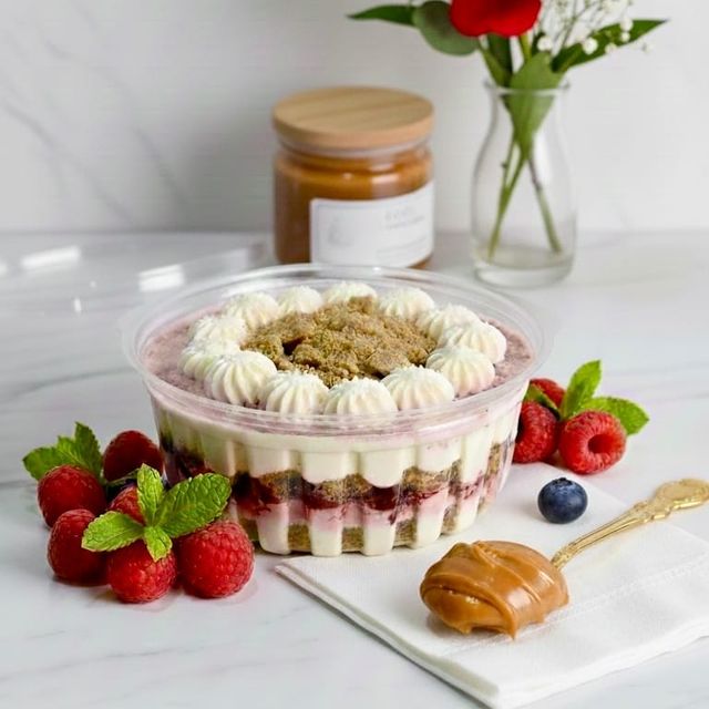 Postres individuales en vaso